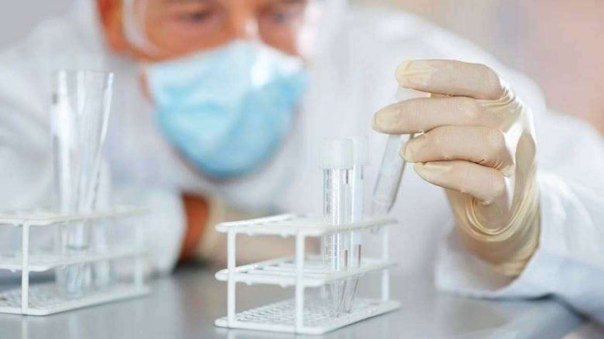 Scientist working in a lab