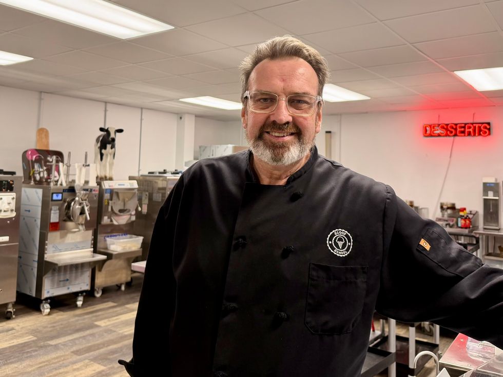 Scoop School's Steve Christensen teaches ice cream shop owners how to make the perfect frozen treat