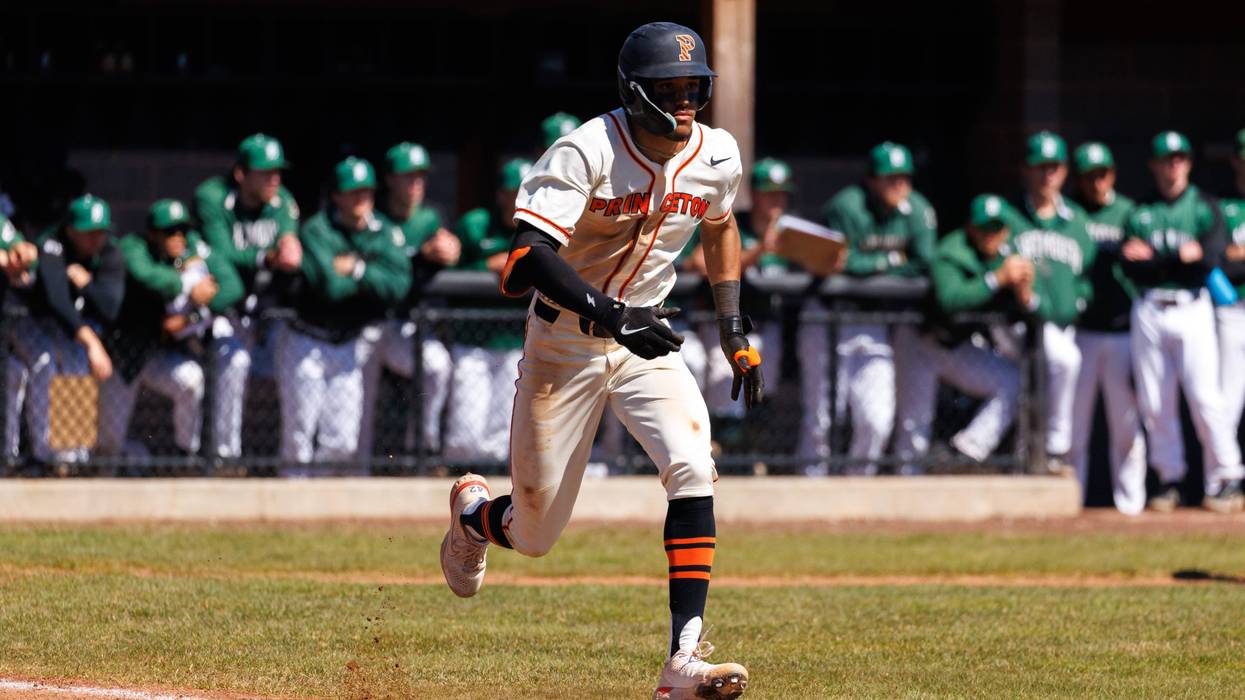 Scott Bandura, outfielder for the Princeton Tigers.