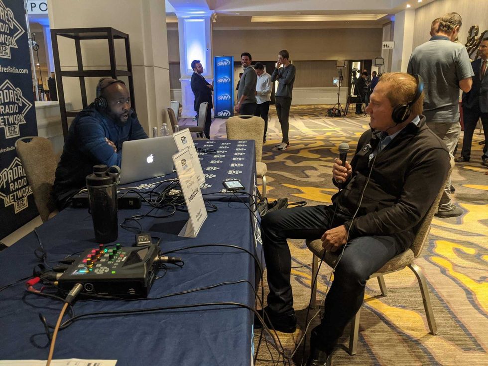 Scott Boras With Gwynn & Chris