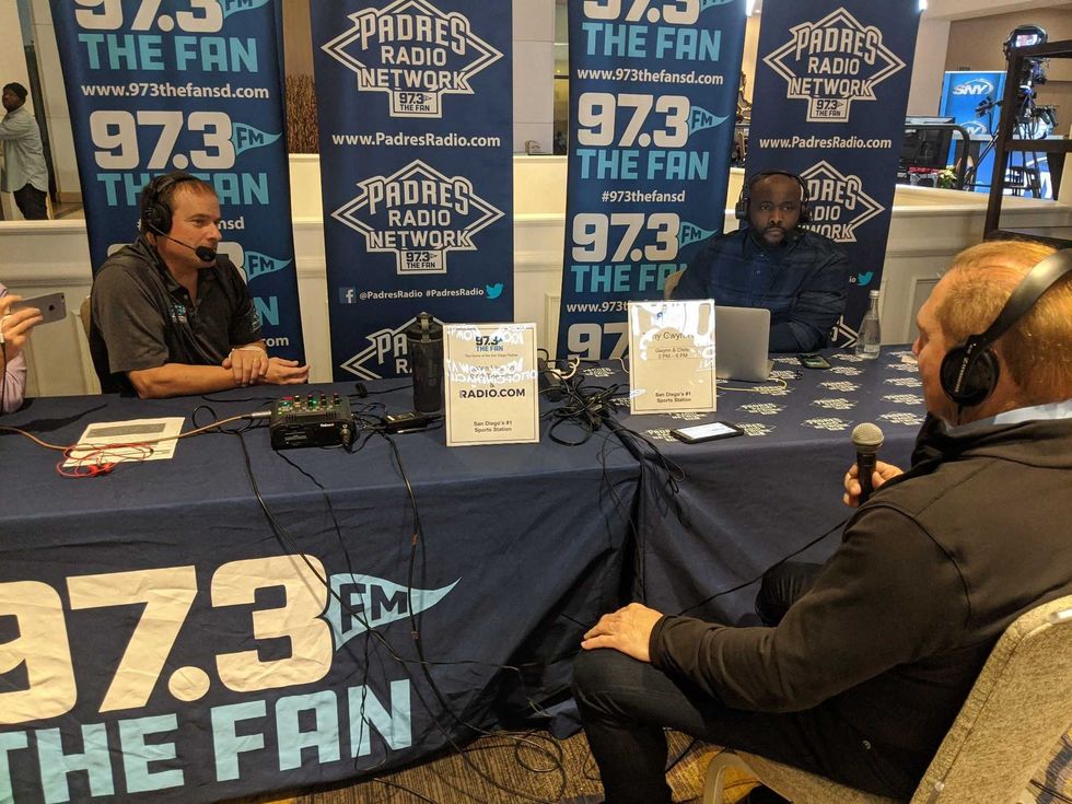 Scott Boras With Gwynn & Chris