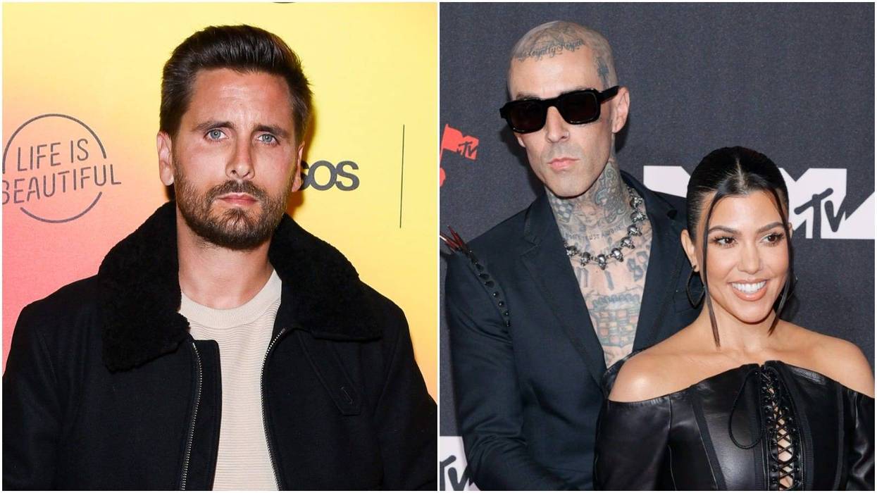 Scott Disick, Kourtney Kardashian, Travis Barker