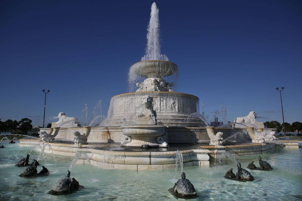 Scott Fountain on Belle Isle in Detroit