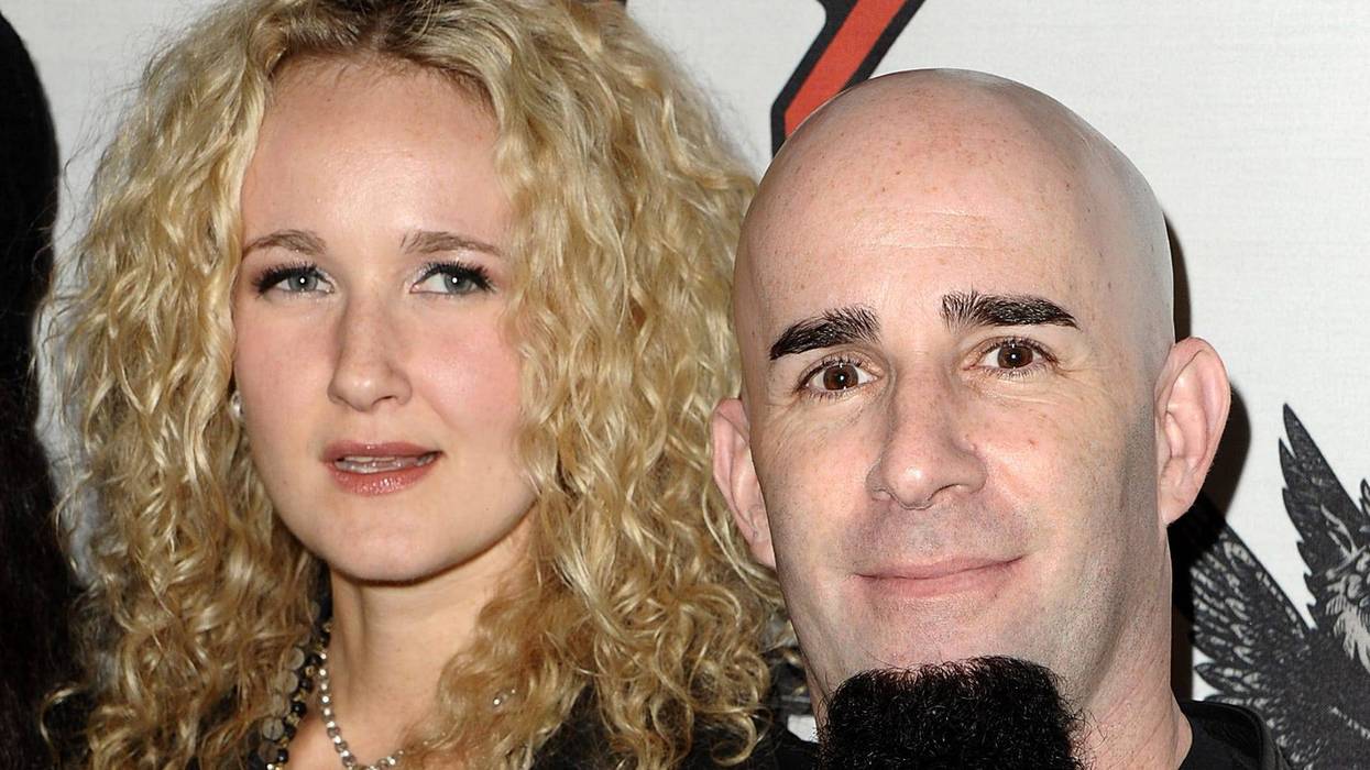 Scott Ian of Anthrax and his wife, singer Pearl Aday