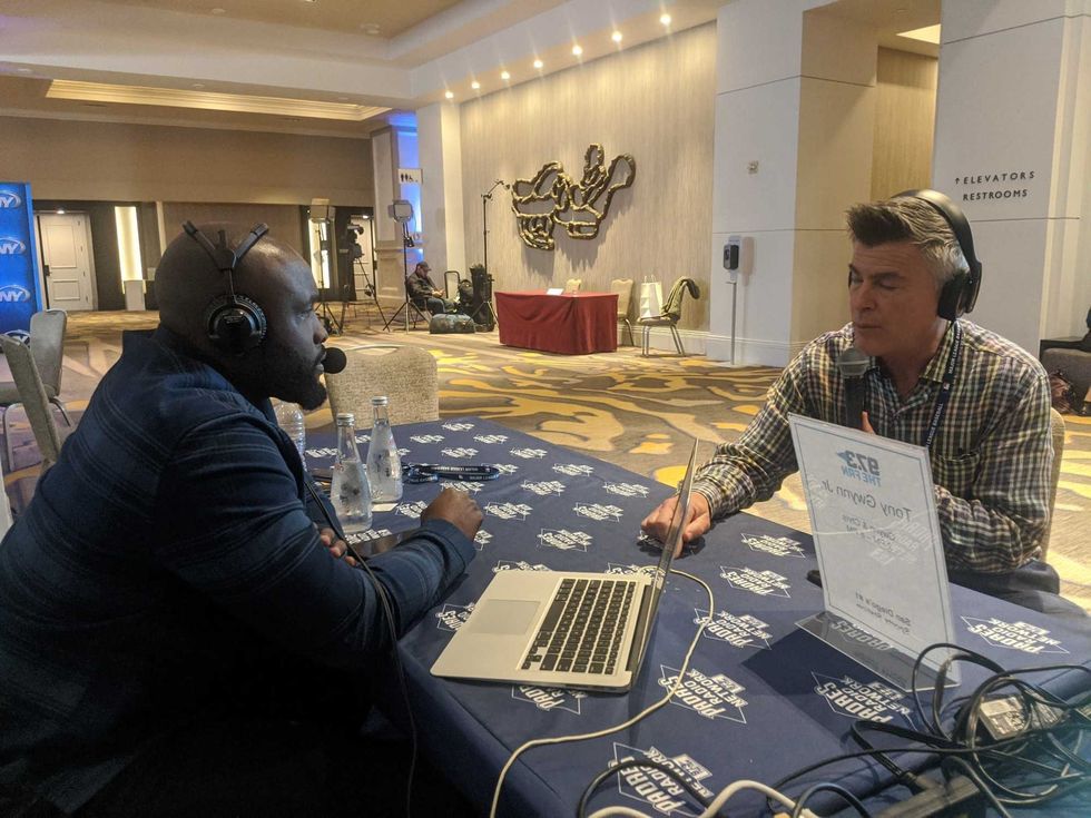 Scott Miller with Tony Gwynn, Jr