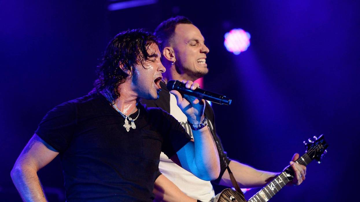 Scott Stapp and Mark Tremonti of Creed