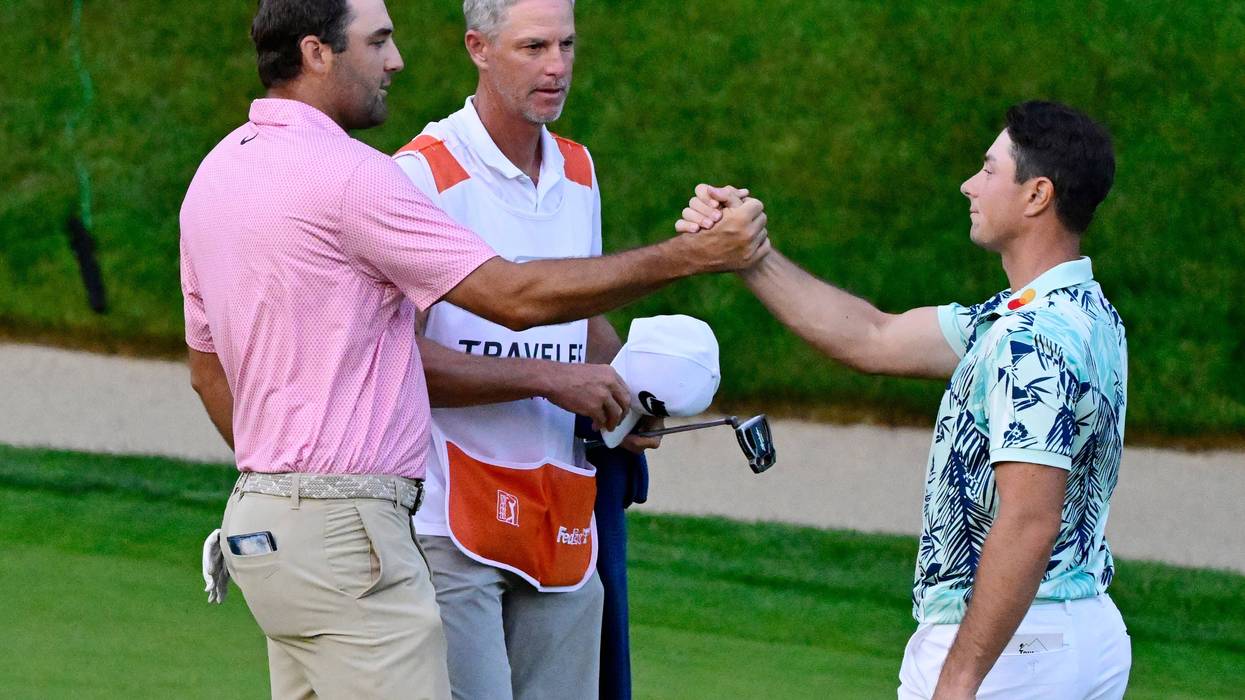 Viktor Hovland wins Travelers in Monday playoff when Scheffler misses short birdie putt