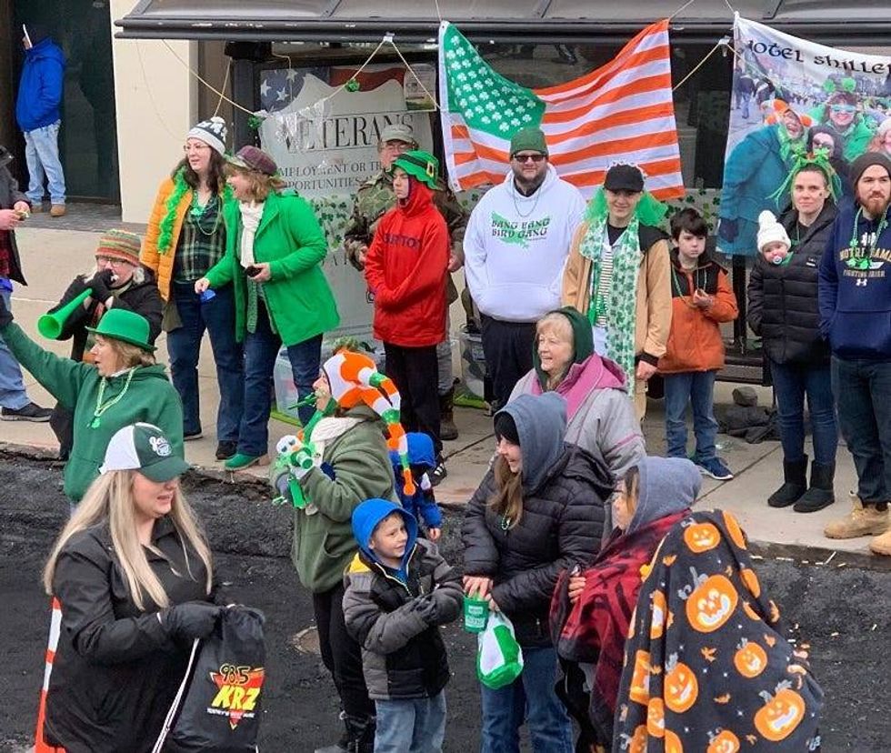 Scranton parade fans & Courtney from KRZ promotions