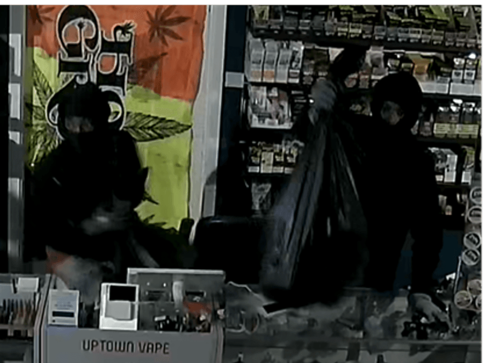 Screen grab of Security Footage