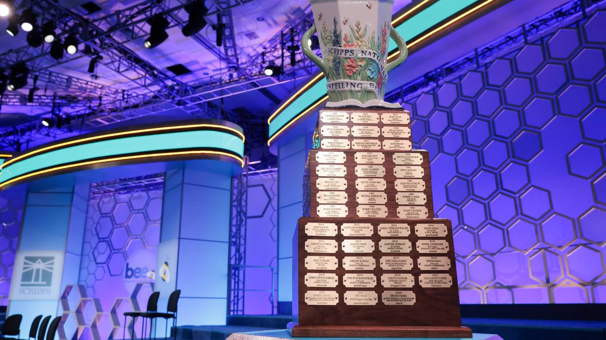 Scripps National Spelling Bee trophy