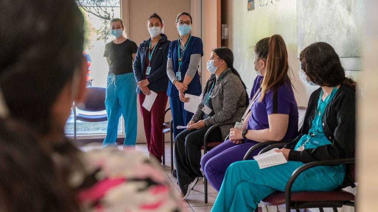 Sea Mar Burien Well Woman Day provides breast and cervical cancer screenings for Seattle women on April 17, 2021 in Burien, Washington. (Photo by Suzi Pratt/Getty Images for Hologic)