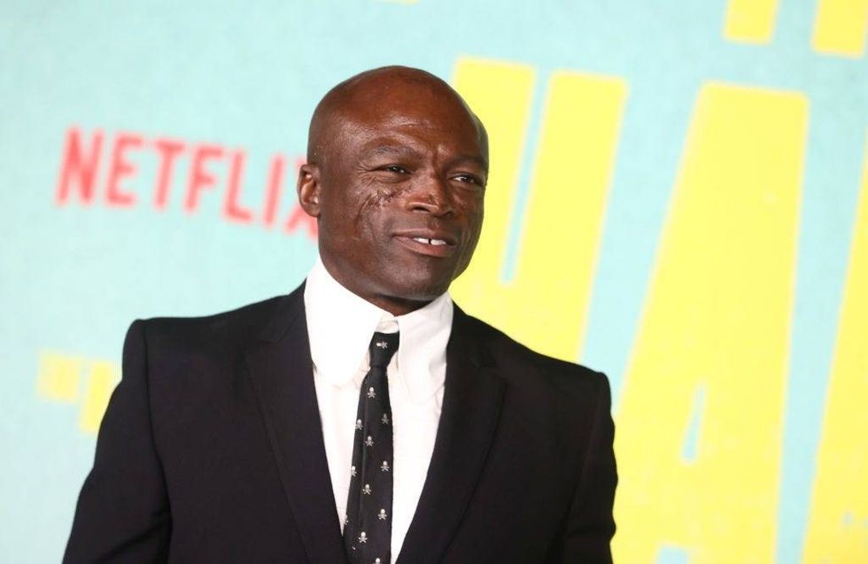 Seal attends the Los Angeles premiere of "The Harder They Fall"