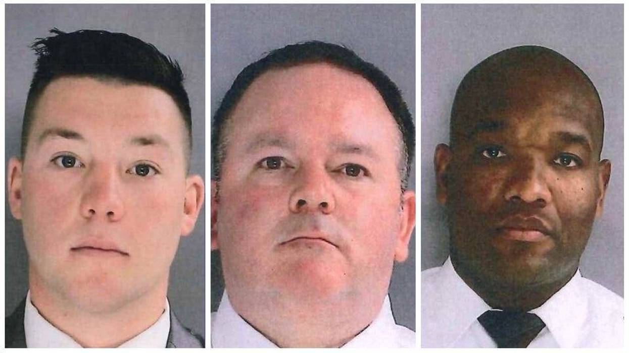 Sean Dolan, Brian Devaney, Devon Smith, all fired Sharon Hill police officers charged with the killing of Fanta Bility, 8.
