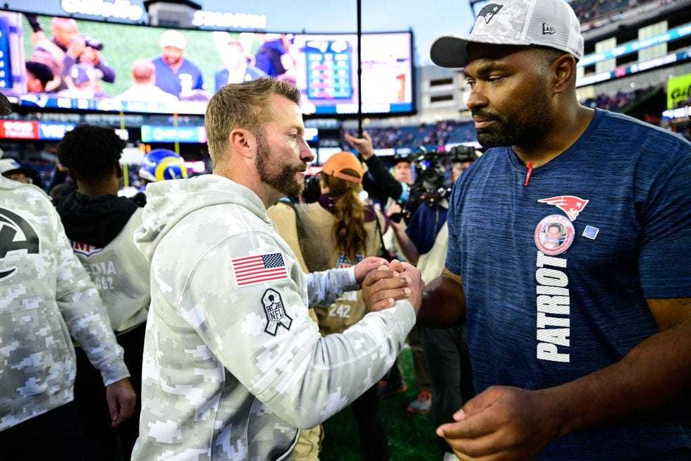 Sean McVay and Jerod Mayo