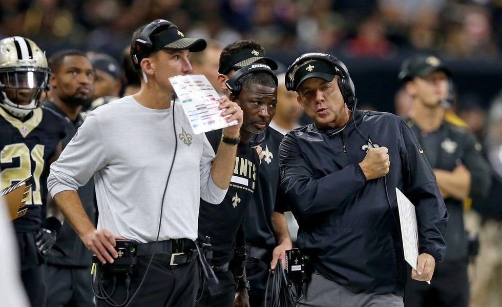 Sean Payton and Dennis Allen