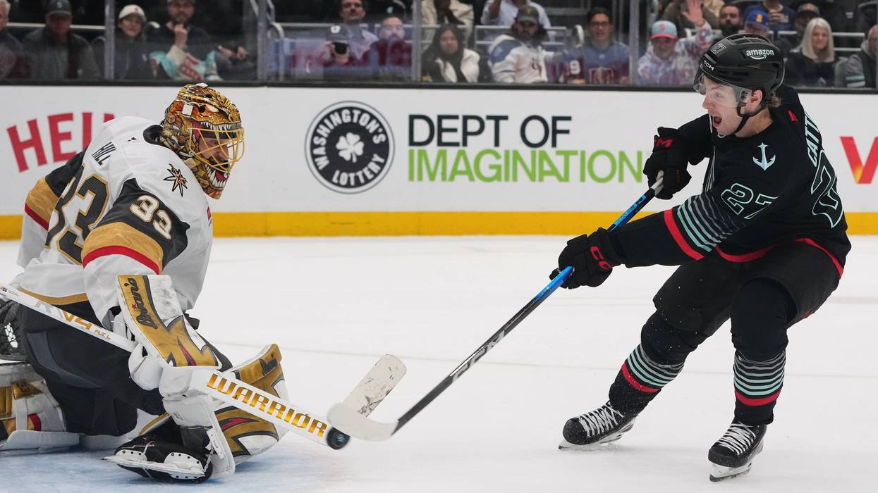 Catton scores game-winner in shootout, Kraken end skid with 4-3 victory against Golden Knights