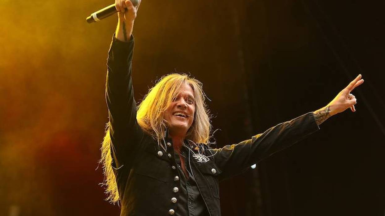 Sebastian Bach performs on stage during 2013 STONE Music Festival at ANZ Stadium on April 20, 2013 in Sydney, Australia.