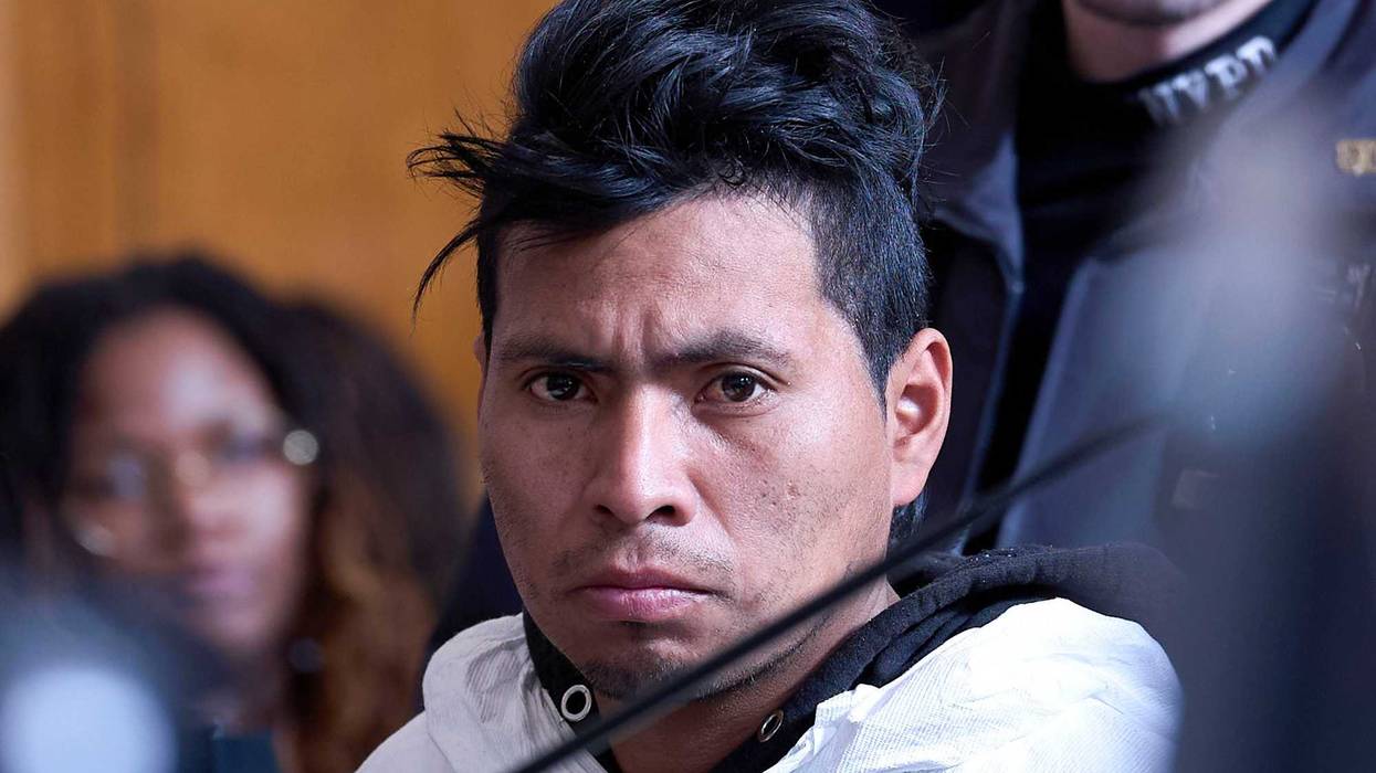 Sebastian Zapeta, accused of setting a woman on fire inside a subway train, appears in court on Dec. 24, 2024