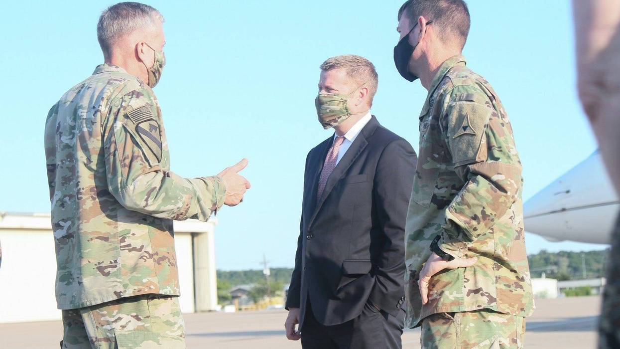 Sec Army at Fort Hood