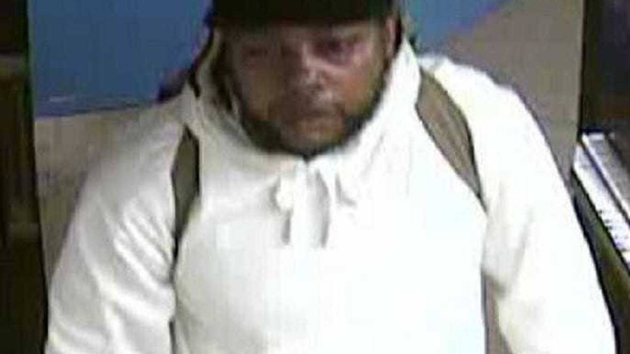 Security cameras captured footage of the man who caused the panic.