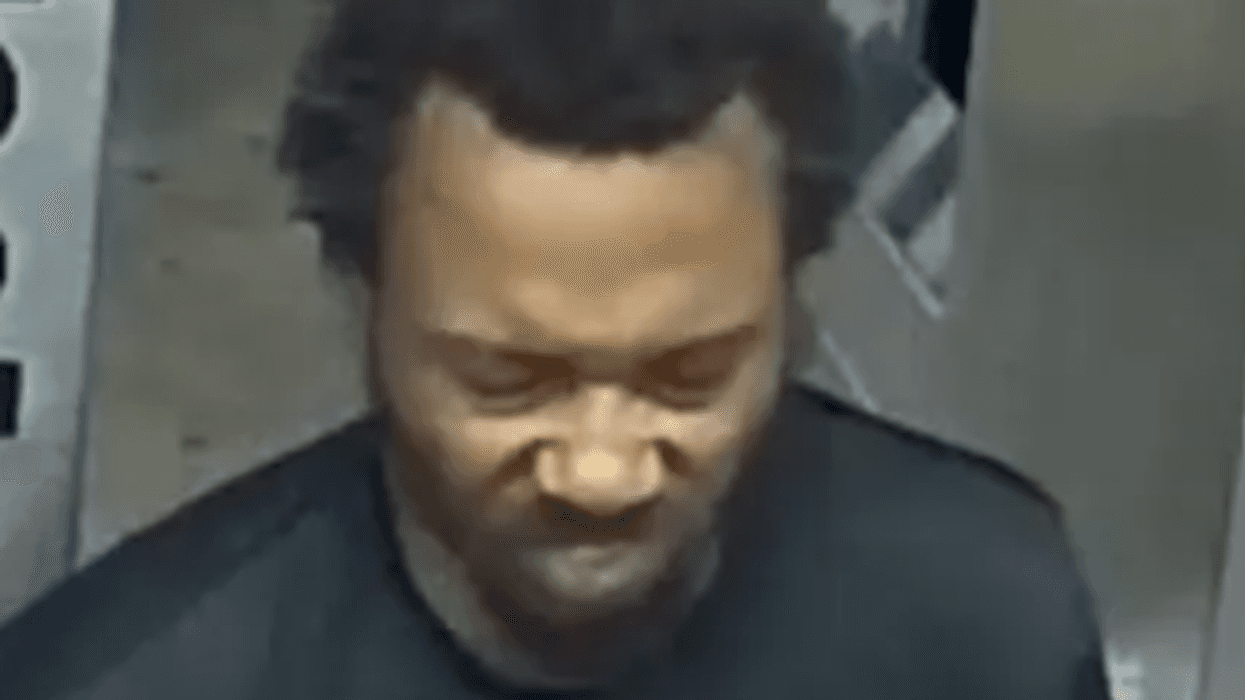 Security cameras captured footage of the suspect police are searching for.