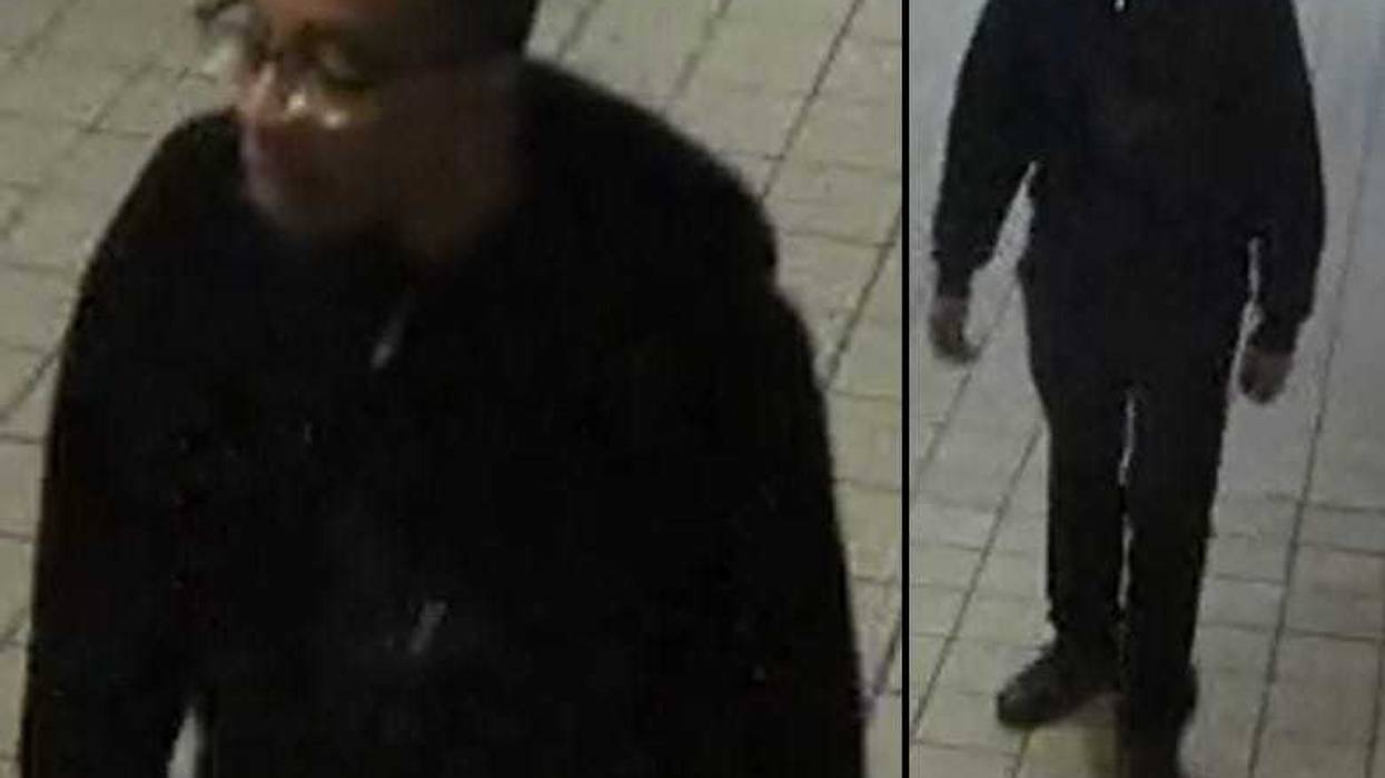 Security cameras captured images of the suspect after the attack.
