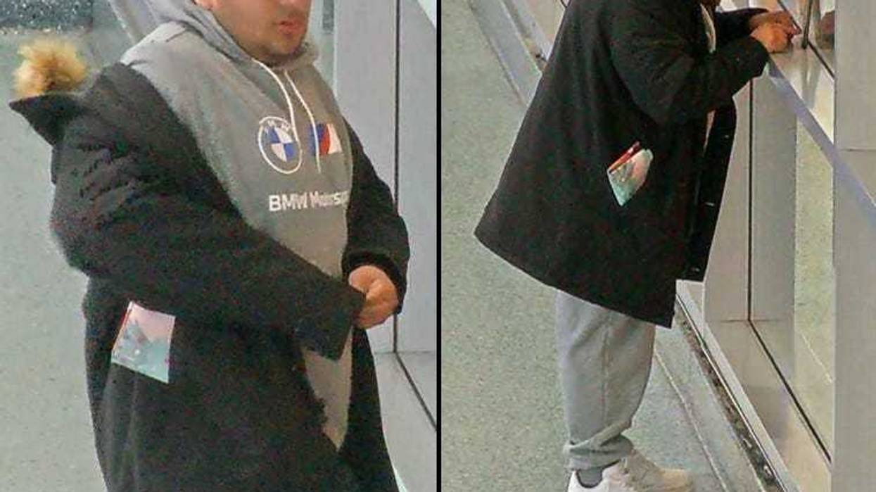 Security cameras captured images of the suspect.
