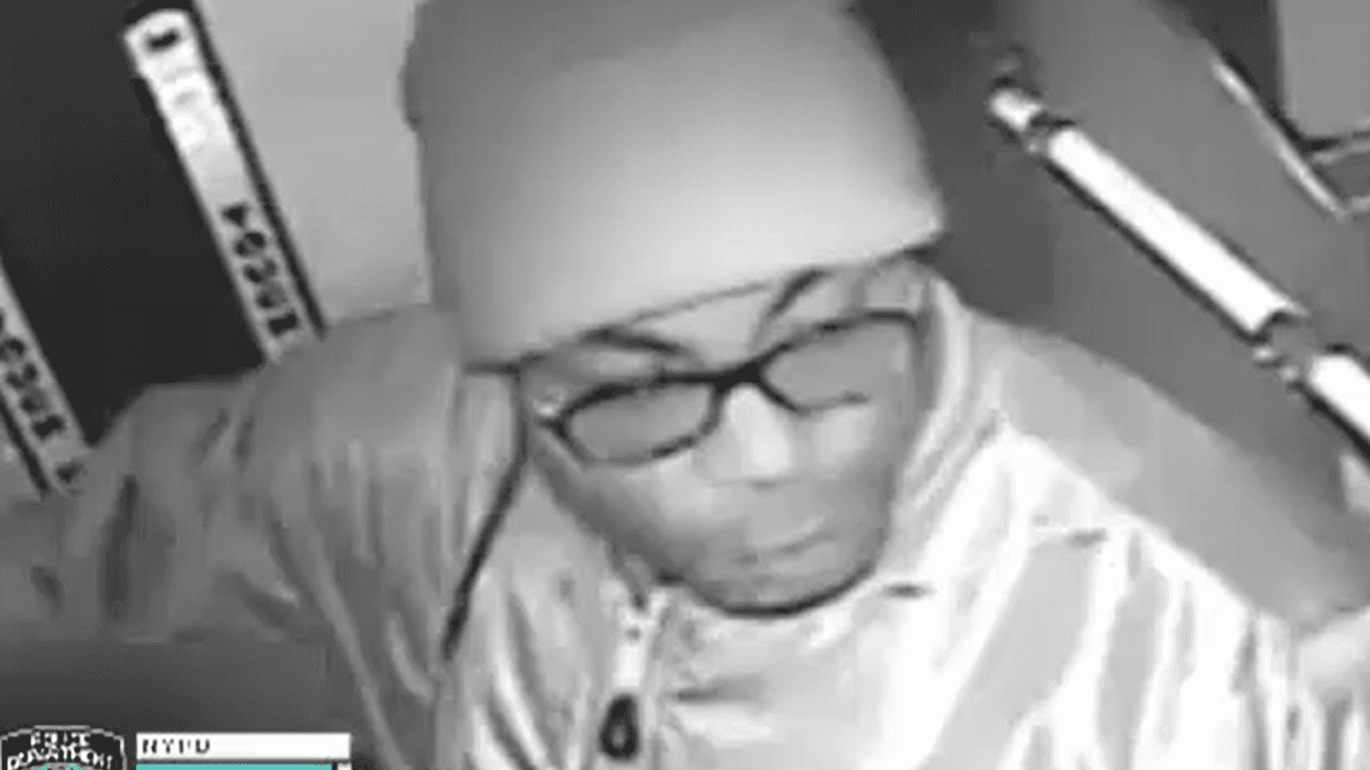 Security cameras captured images of the suspect.