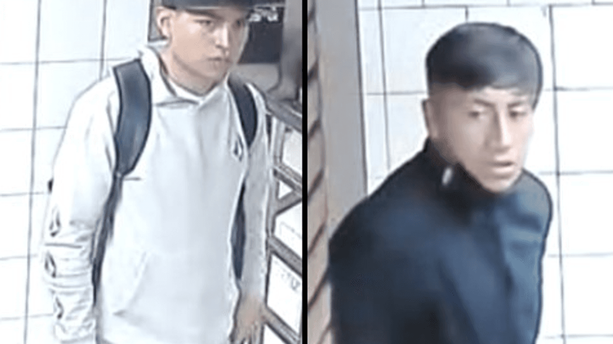 Security cameras captured images of the suspects.