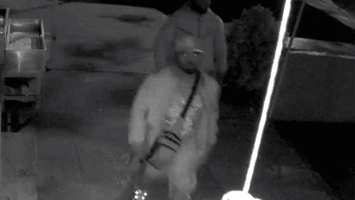 Security cameras captured images of the two suspects
