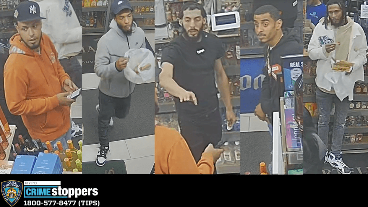 Security cameras inside the liquor store captured images of the suspects before the robbery.