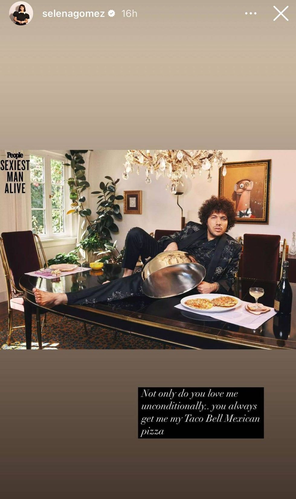 Selena Gomez IG story