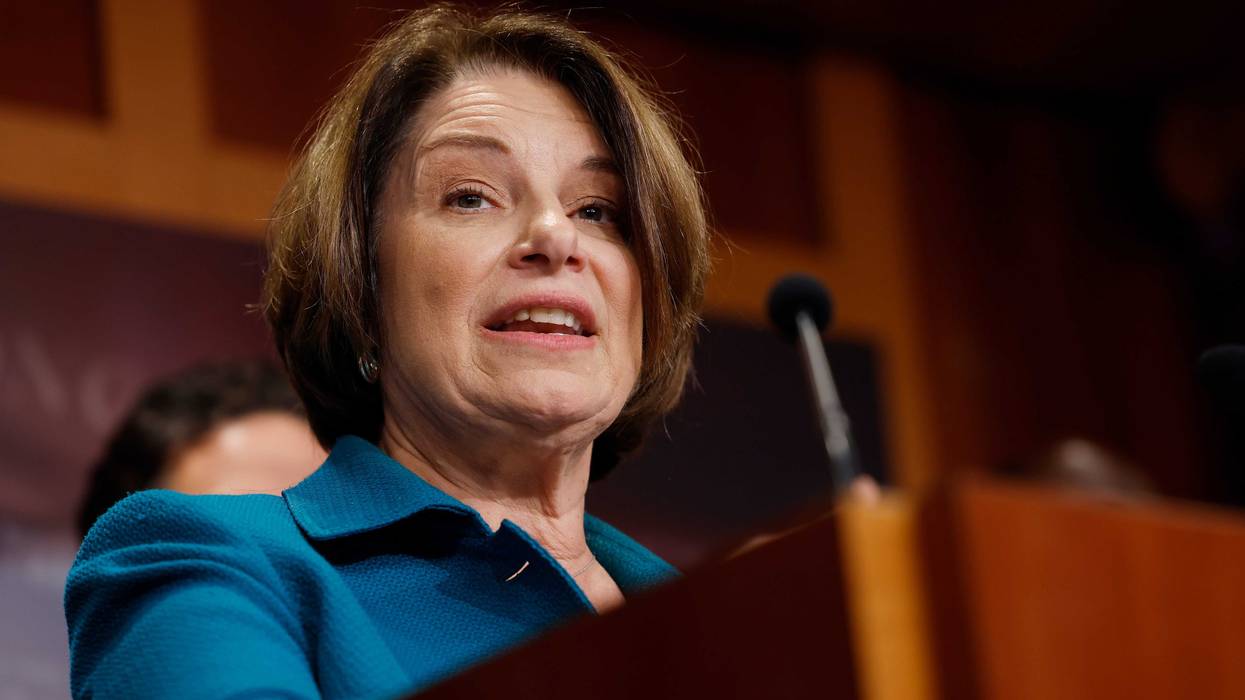Sen. Amy Klobuchar (D-MN) at the U.S. Capitol Building on September 19, 2024 in Washington, DC.