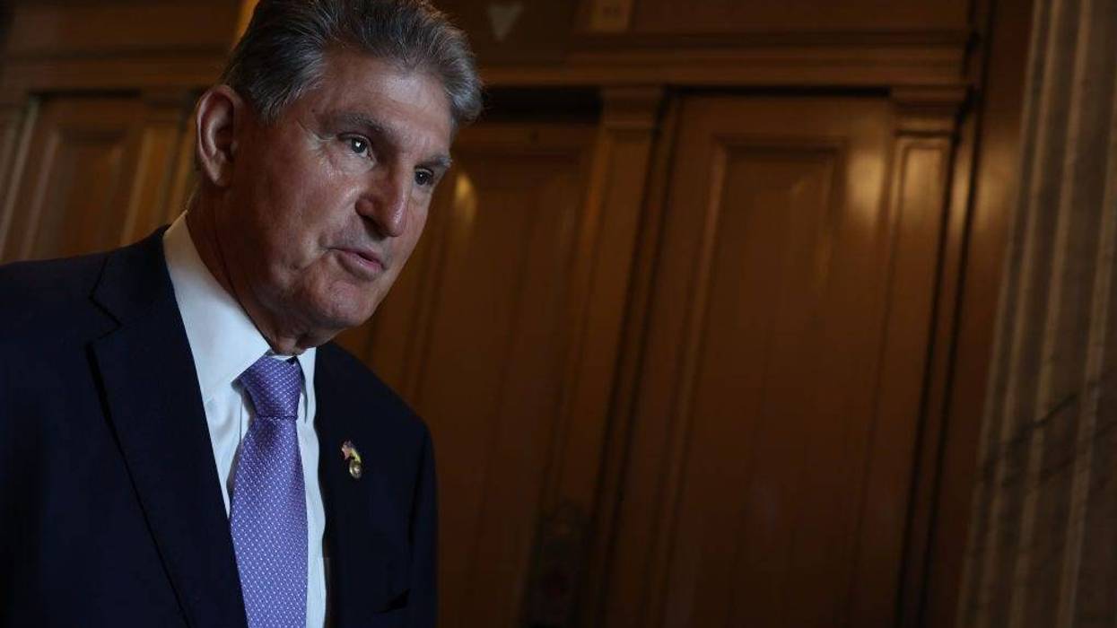 Sen. Joe Manchin (D-WV) walks out of the Senate Chambers in the U.S. Capitol on July 21, 2022 in Washington, D.C.