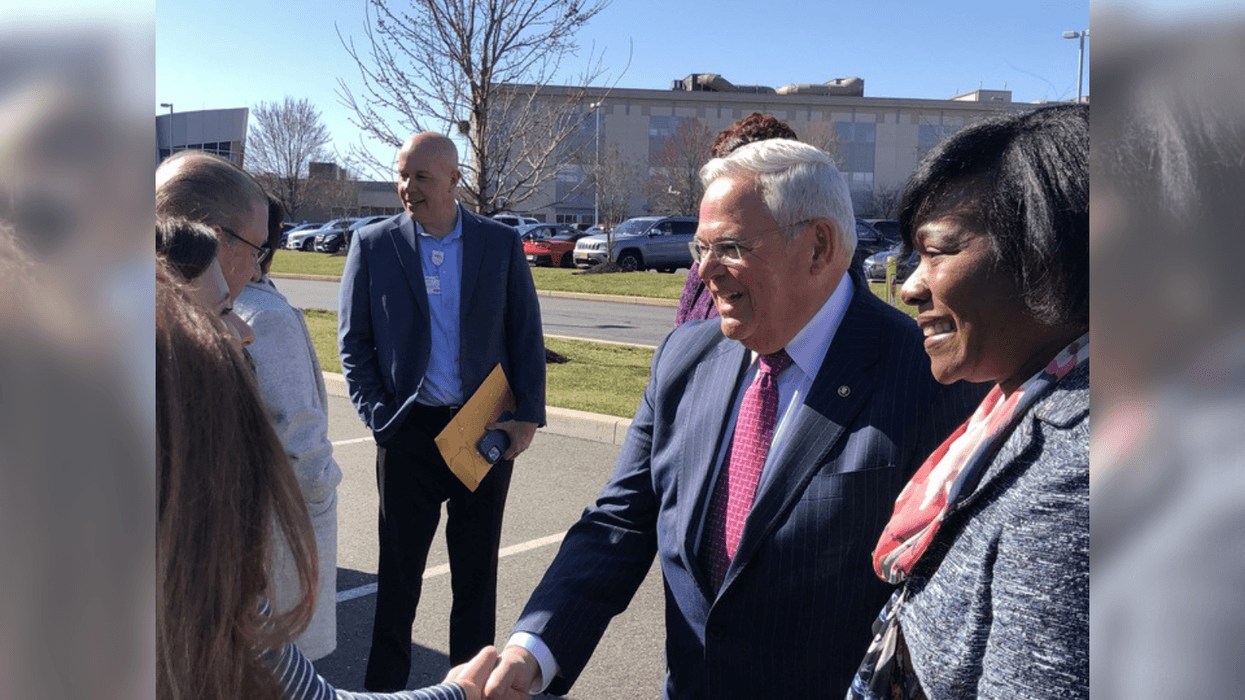 Senator Bob Menendez meets with community leaders at Inspira Medical Center in Vineland, NJ.