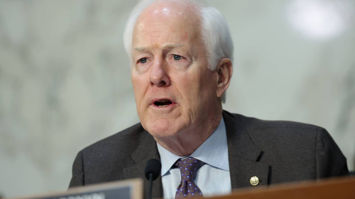 Senator John Cornyn speaking during Senate hearing