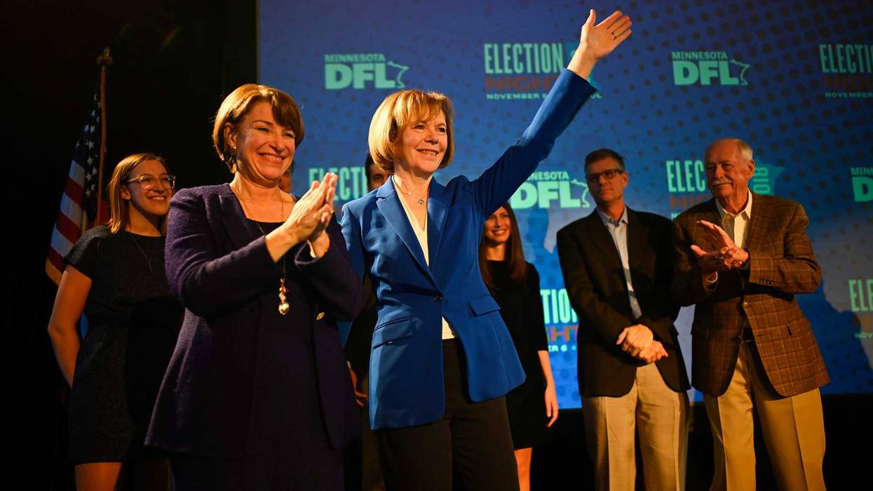 Senators Amy Klobuchar and Tina Smith both threw their support behind Vice President Kamala Harris as the Democrat's choice to replace Joe Biden as the presidential candidate against Donald Trump.