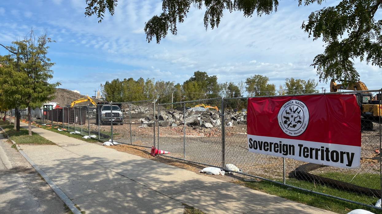Seneca One Stop construction site