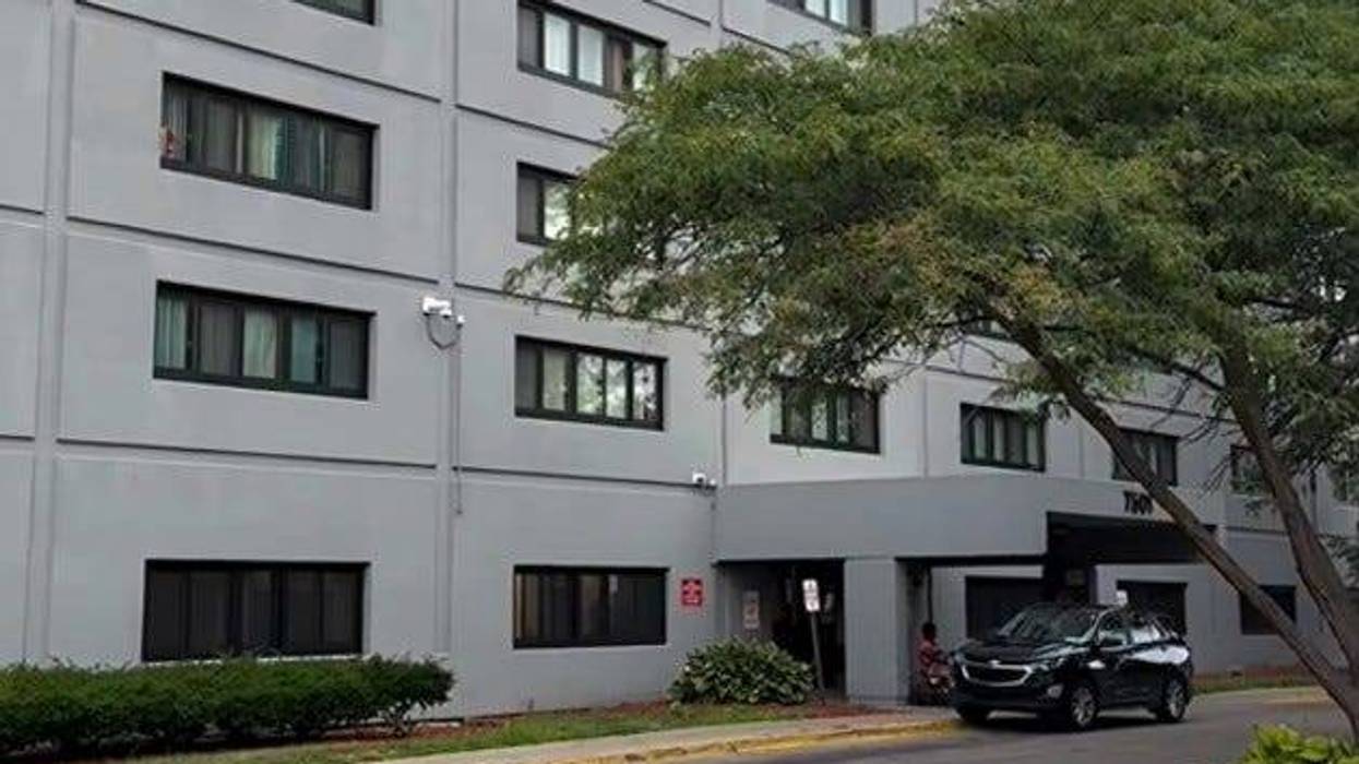 Senior apartment building