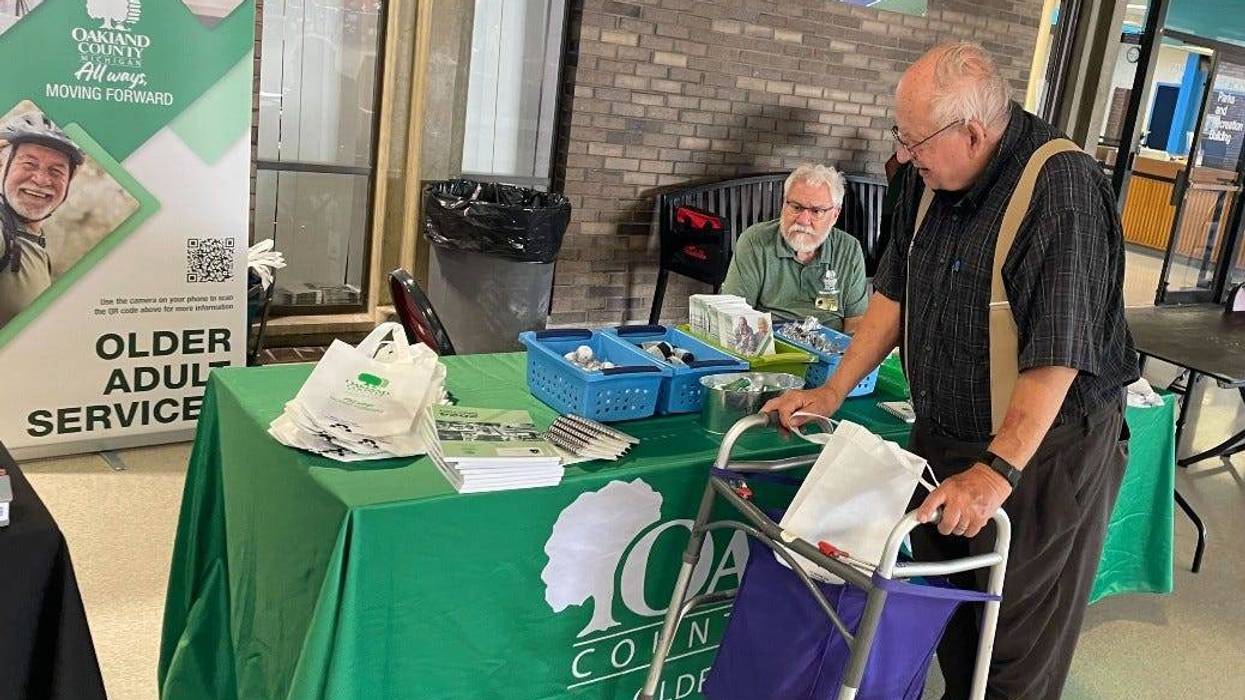 senior citizens gather for Southfield event