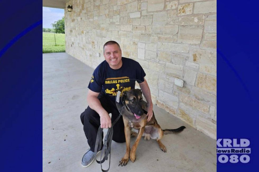 Senior Corporal Scott Jay and his K9 partner, Figor.