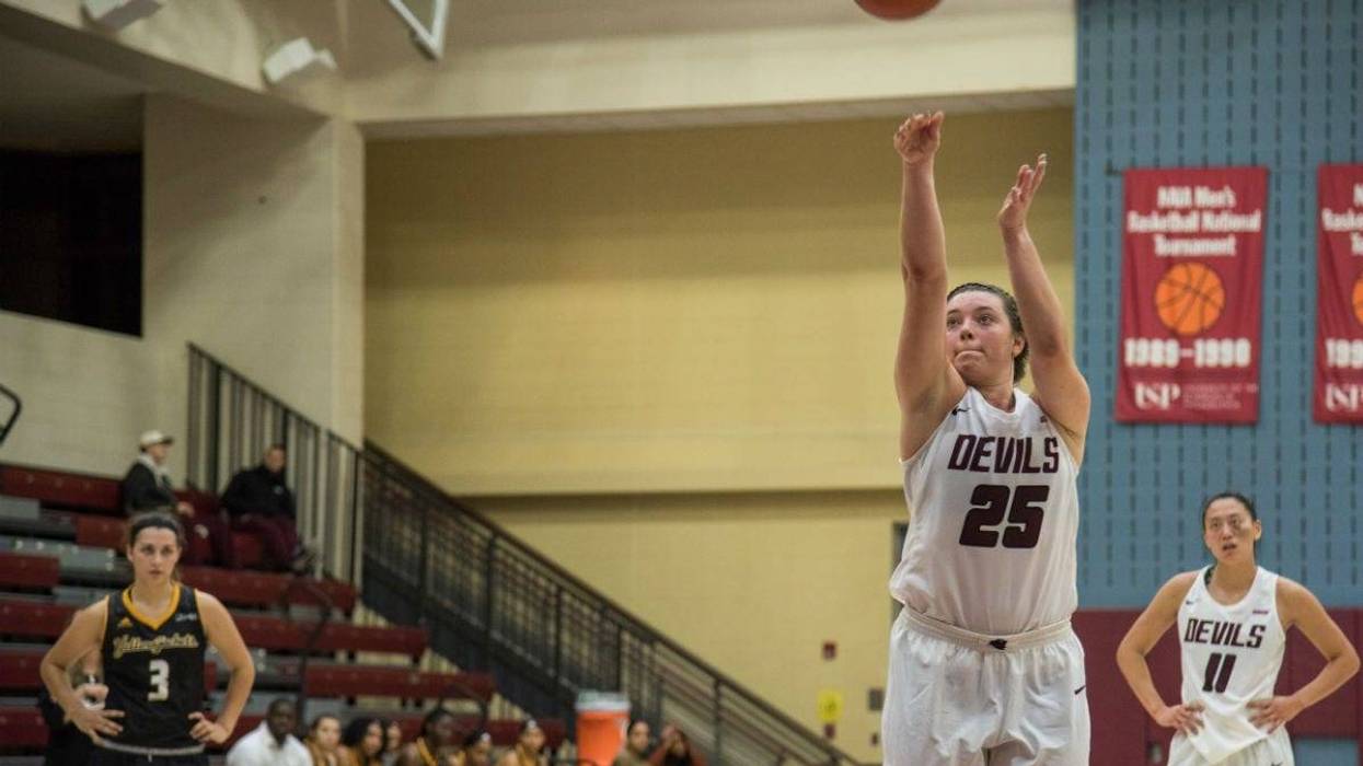 Senior guard Alex Thomas is the fourth all-time leading scorer in the history of the University of the Sciences women's basketball program.