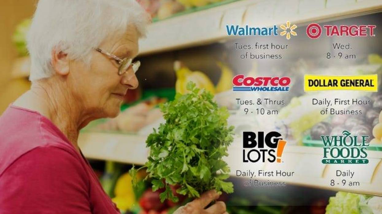 Senior Shopping Hours
