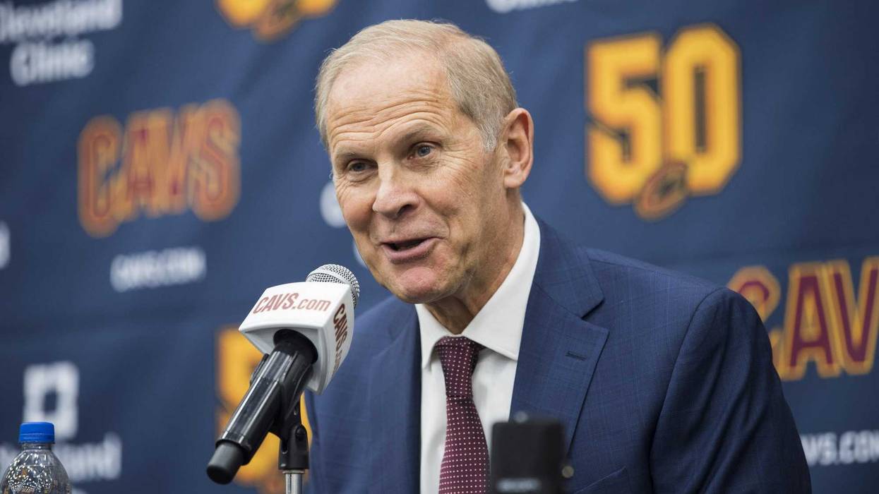 Sep 30, 2019; Independence, OH, USA; Cleveland Cavaliers head coach John Beilein talks with the media during media day at Cleveland Clinic Courts. Mandatory Credit: Ken Blaze-USA TODAY Sports