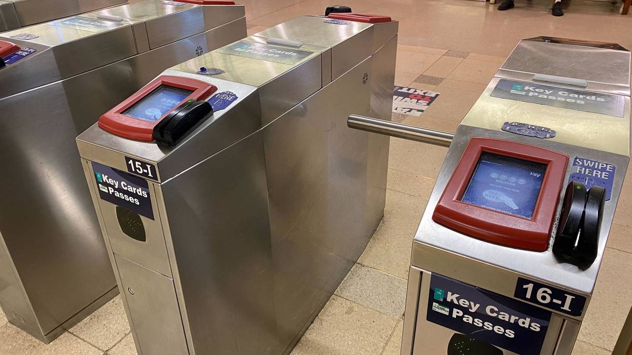 SEPTA fare turnstile