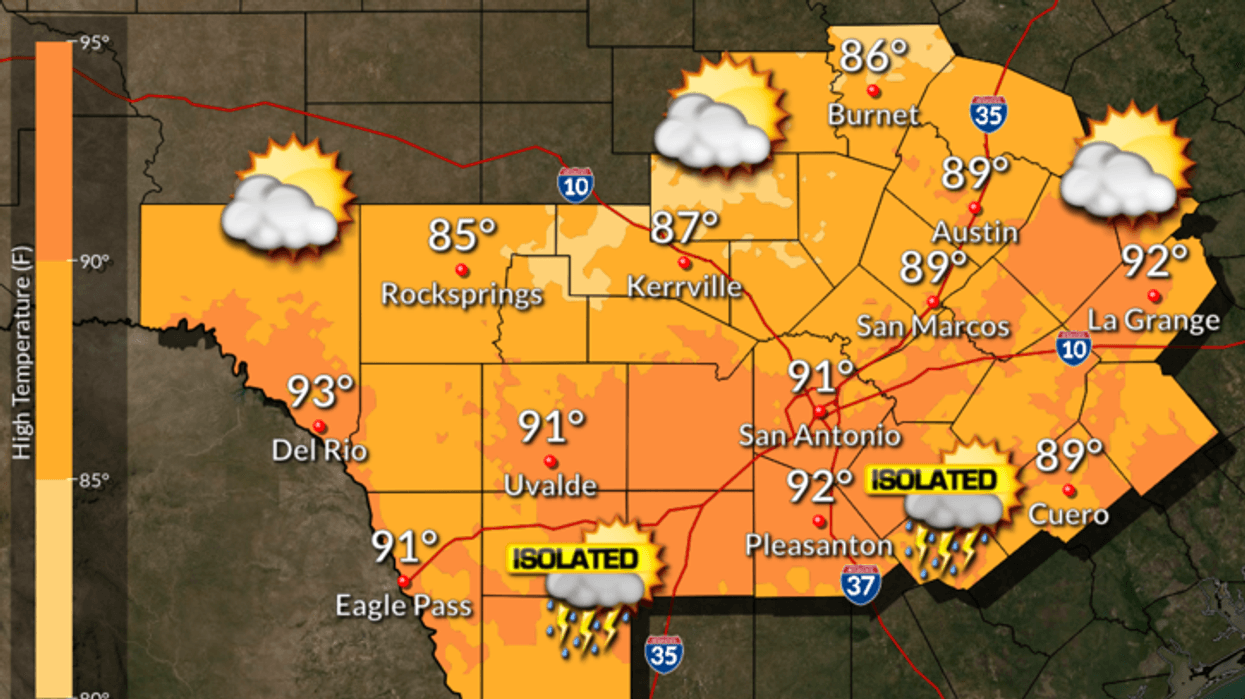 September 18 weather forecast