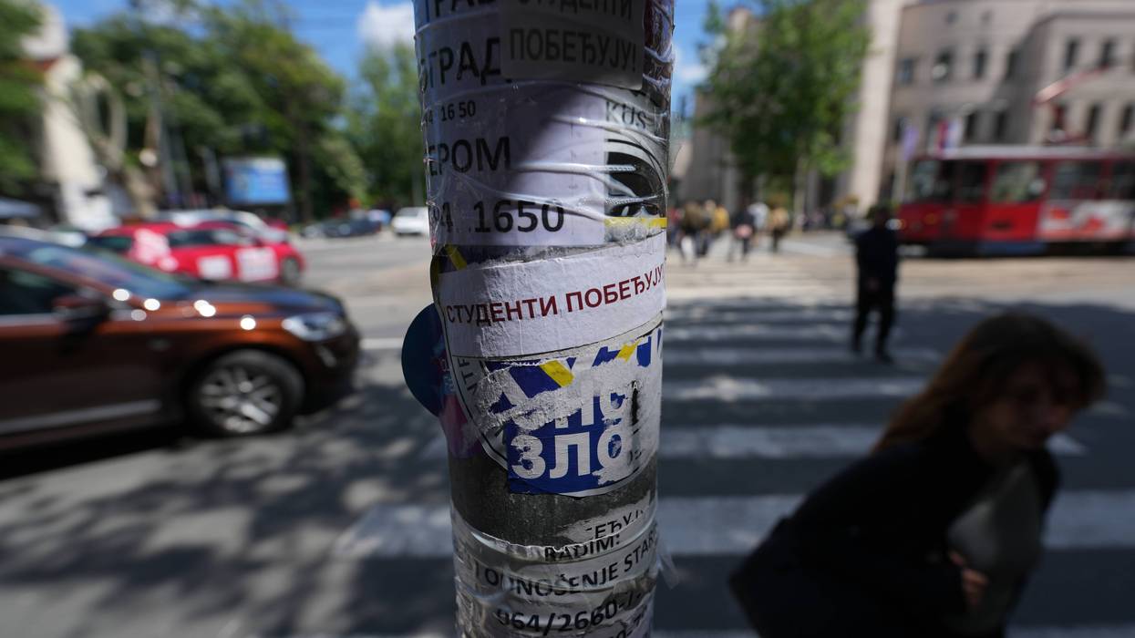 Serbia Students Rally
