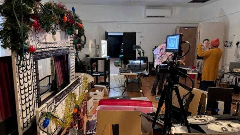 Set for Christmas Carol