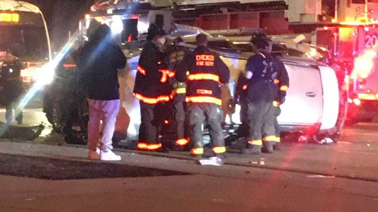 Seven people, including two children, were injured in a multi-vehicle crash early Monday in Englewood on the South Side.