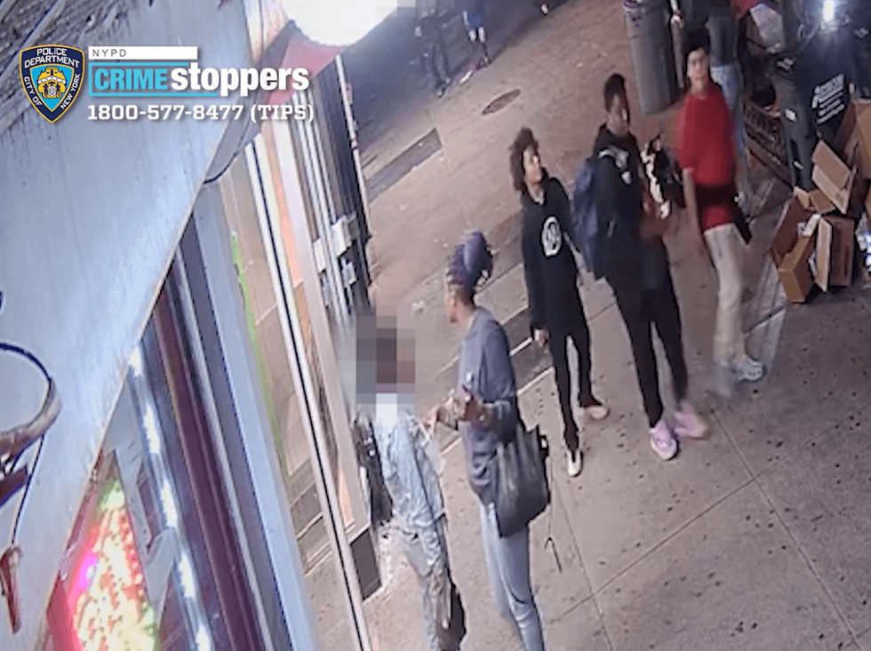 Several of the suspects, including juveniles, were seen in surveillance video released by the NYPD